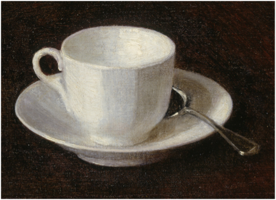 Henri Fantin-Latour, White Cup and Saucer, 1864