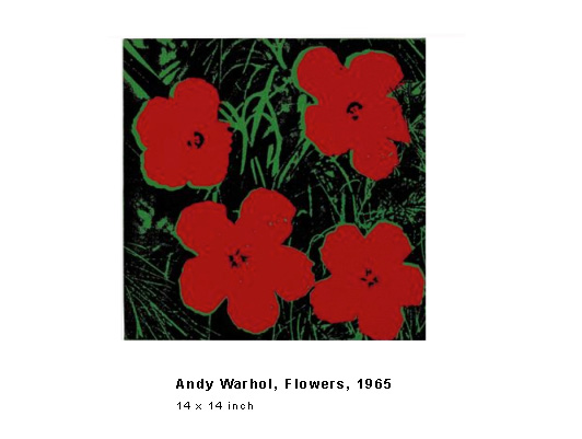 Andy Warhol, Flowers, 1965